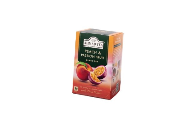 Trà Đào & Chanh leo AHMAD - hộp 40g/ 20 túi 6 Trà Đào & Chanh Leo AHMAD