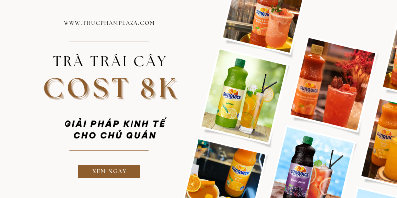tra trai cay cost 8k