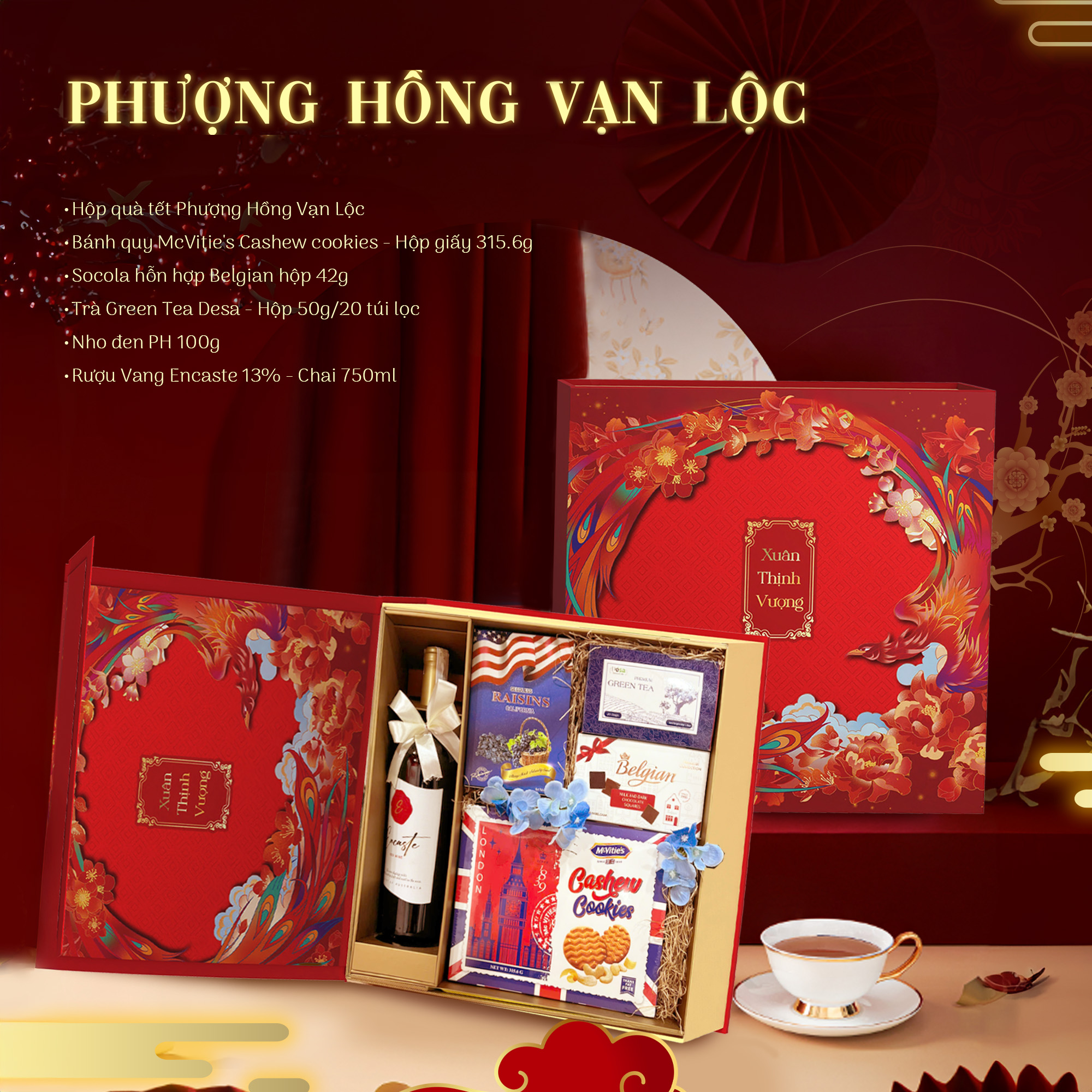 Hộp quà tết 2026 Phượng Hồng Vạn Lộc 14 1 van loc phuong hong maaux 15