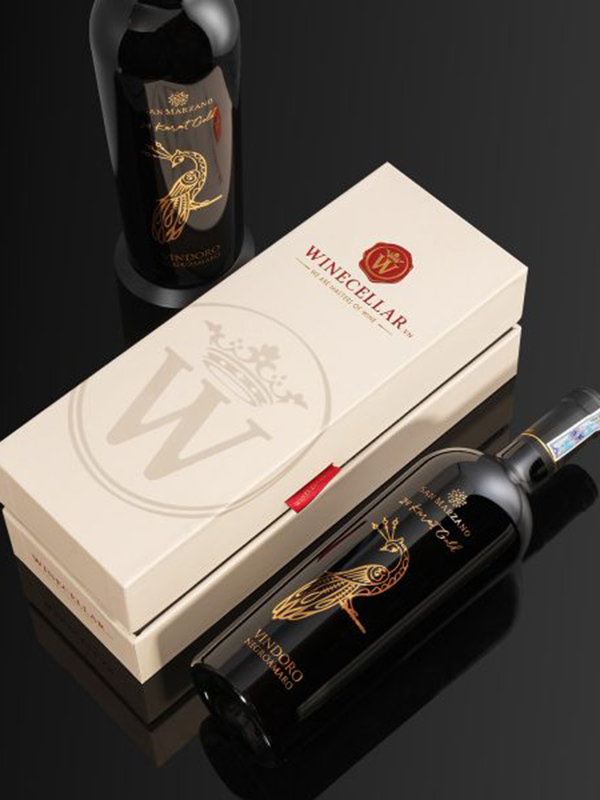 Rượu vang đỏ Vindoro Gold Karat 2019 (Ý) - Chai 750ml 3 vindoro 24 karat gold 2 600x600 1