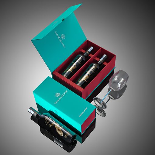 Rượu vang đỏ Vindoro Gold Karat 2019 (Ý) - Chai 750ml 6 vindoro 24 karat gold hop xanh