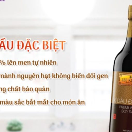 Xì dầu đặc biệt Dark Soy Sauce hiệu LEE KUM KEE – chai 500ml 5 Ưu điểm của sản phẩm Xì dầu đặc biệt Dark Soy Sauce hiệu LEE KUM KEE