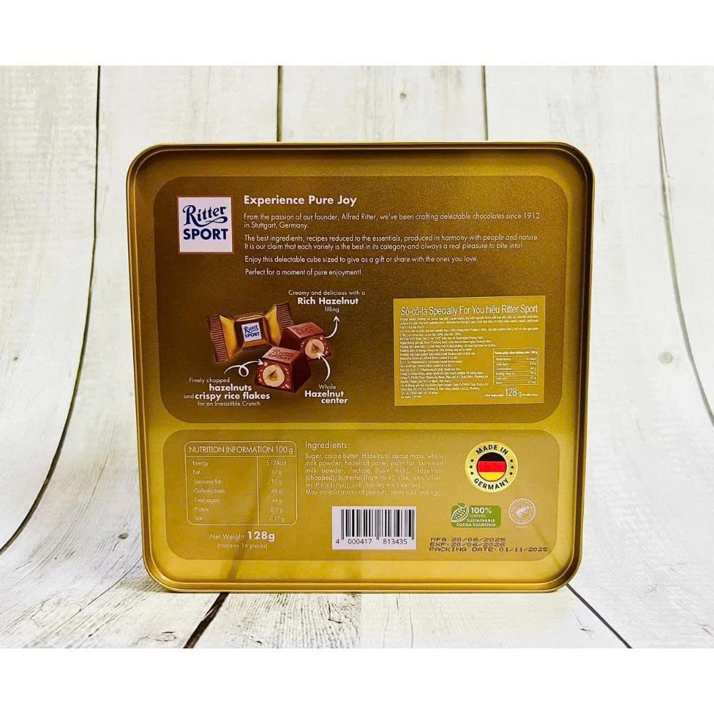Hộp quà Socola hạt dẻ Ritter Sport Specially For You 128g 4 z7323317810488 cd702316824aa02935d03732ed5b7edf