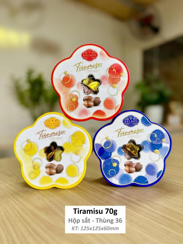 Kẹo Socola Tiramisu tổng hợp Kelson hộp hoa 70g các màu 2 z7330919814712 7fd75adf366d26e3417ca7611532154a
