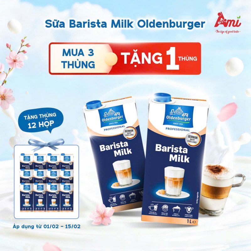 Sữa Oldenburger Barista Milk 1% béo 1L – Sữa pha chế chuẩn gu quán cà phê hiện đại 5 z7472018033675 e2db1ed0e7b52929a0a1df9b6d92dcd9