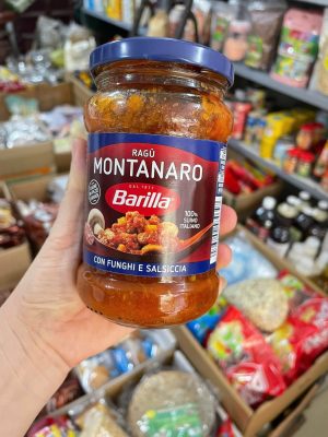 Sốt heo bằm và nấm Barilla Ragu Montanaro 300g 8 sot barilla ragu 300g anh 2