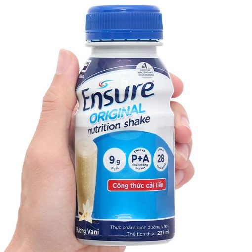 Ensure dạng lỏng hương vani chai 237ml