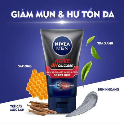 Sữa Rửa Mặt Nivea Men 100g cho nam luôn tự tin các loại 7 sua rua mat nivea men giup giam mun hu ton da 100g 1