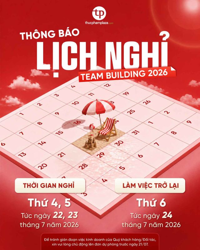 LỊCH NGHỈ TEAM BUILDING 2026 – THỰC PHẨM PLAZA 1 tb nghi tp 2 Copy