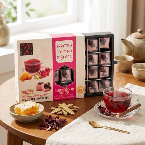 Trà atiso cam thảo mật ong Golden Farm 300g (15g x 20 viên)