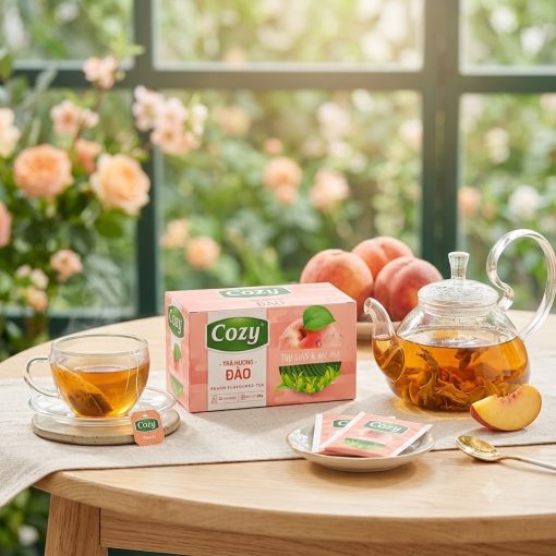 Trà Cozy Đào - Peach 40g - thơm ngon, tiện lợi cho quán