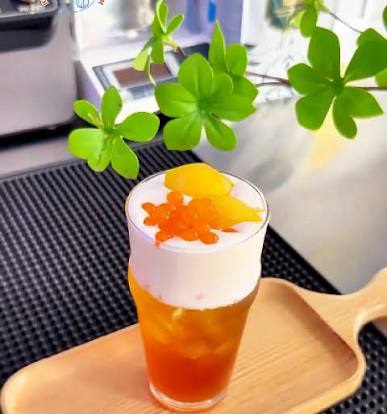 Biến Tấu Đa Dạng Cùng Trà Đào: Từ Macchiato Đến Mocktail Sang Trọng 1 tra dao kem sua 1
