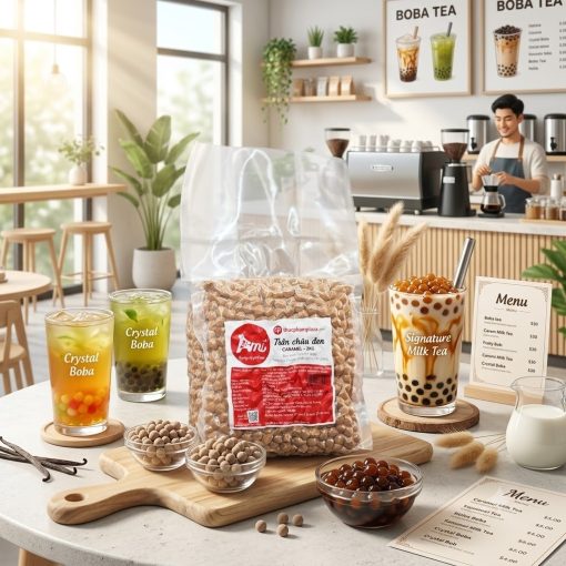 Trân Châu Đen Caramel Ami 2kg