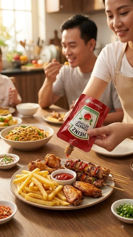 tuong ca chua Hein Ketchup tui nho Bai 2