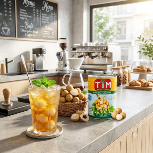 Nhãn Lồng Nước Đường TIM 565g