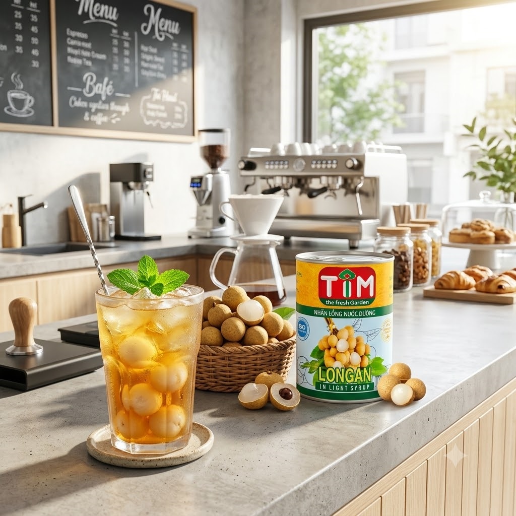 Nhãn Lồng Nước Đường TIM 565g 1 vai ngam TIM