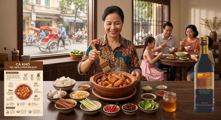 Trợ thủ đắc lực cho các món xào dậy vị và bóng mượt 2 xi dau dac biet LEE KIM KEE Bai 3